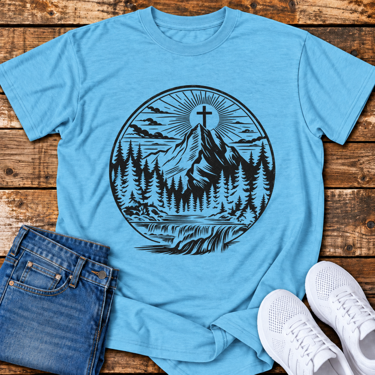 Cross on the Mountains T-Shirt