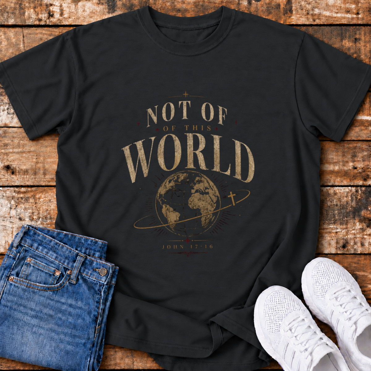 Not of this World T-Shirt - (John 17:16)