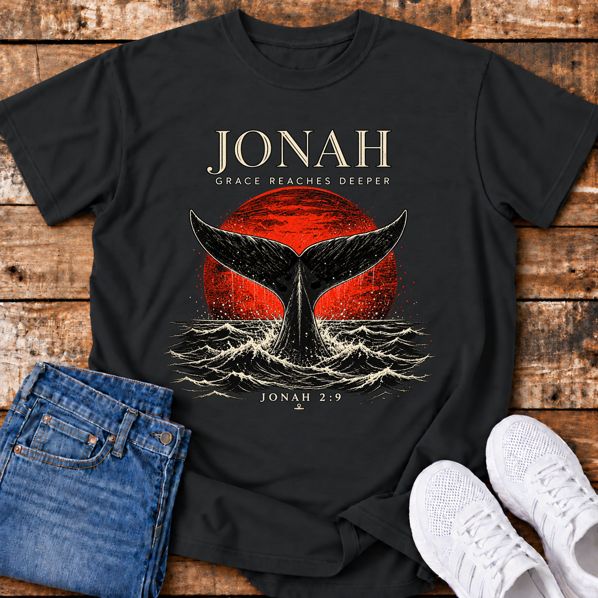 Jonah T-Shirt - (Jonah 2:9)
