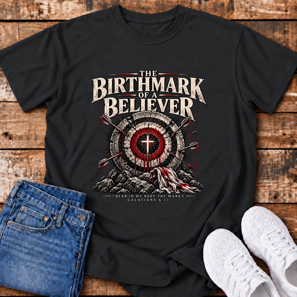 Birthmark of a Believer T-Shirt - (Galatians 6:17)