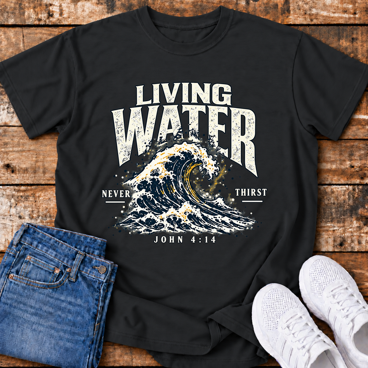 Living Water T-Shirt - (John 4:14)