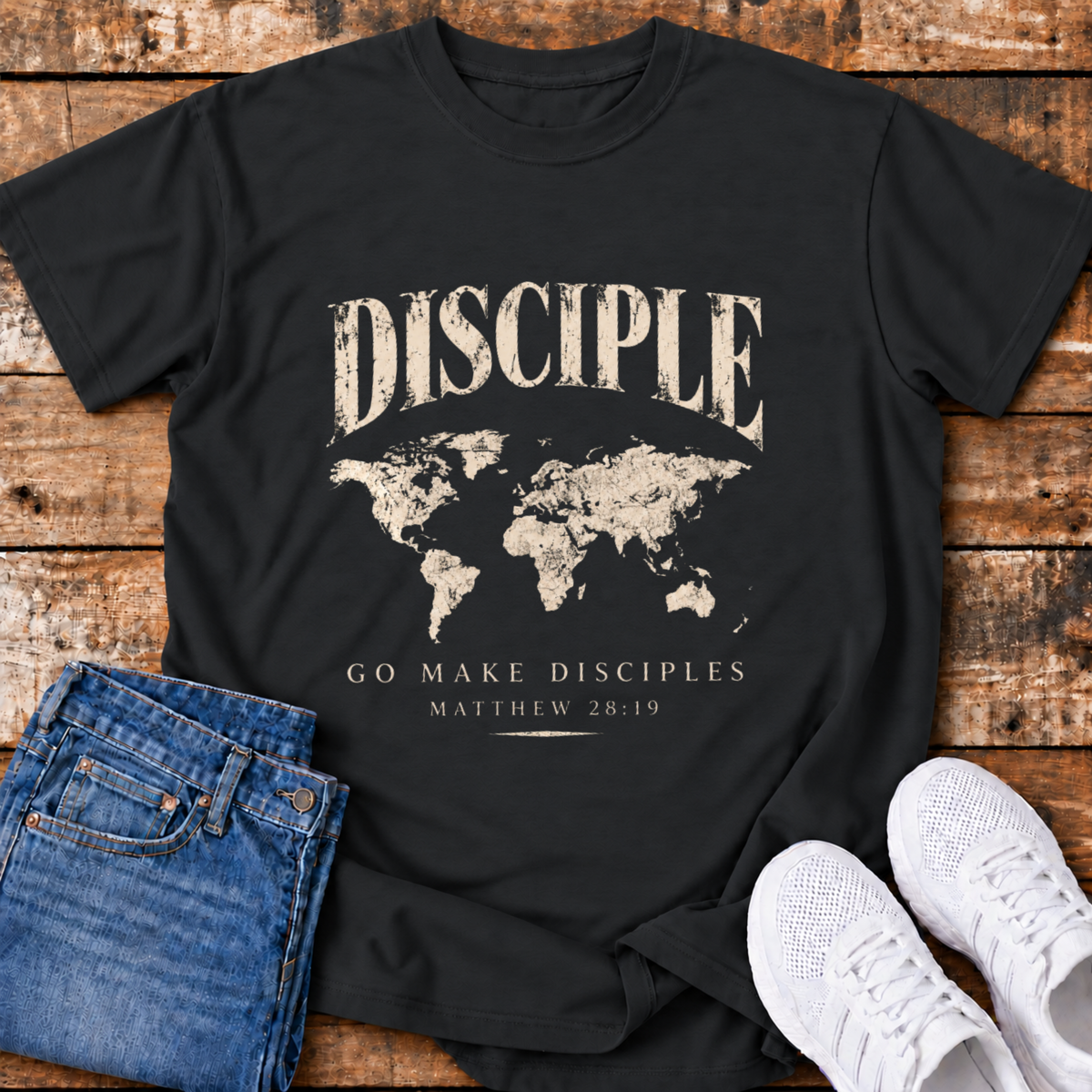 Disciple T-Shirt - (Matthew 28:19)