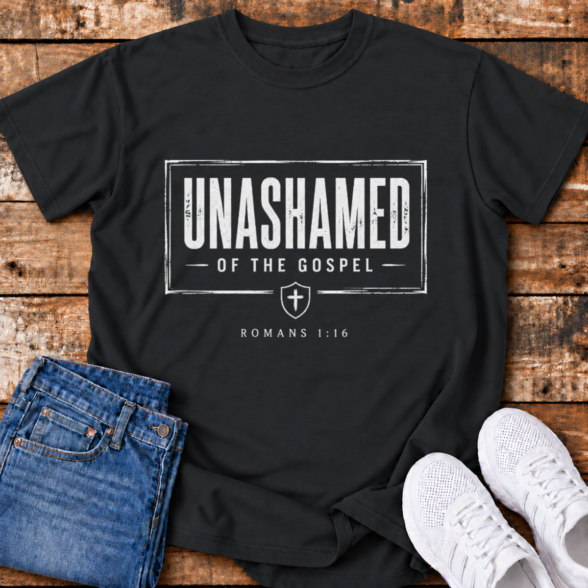 Unashamed T-Shirt - (Romans 1:16)