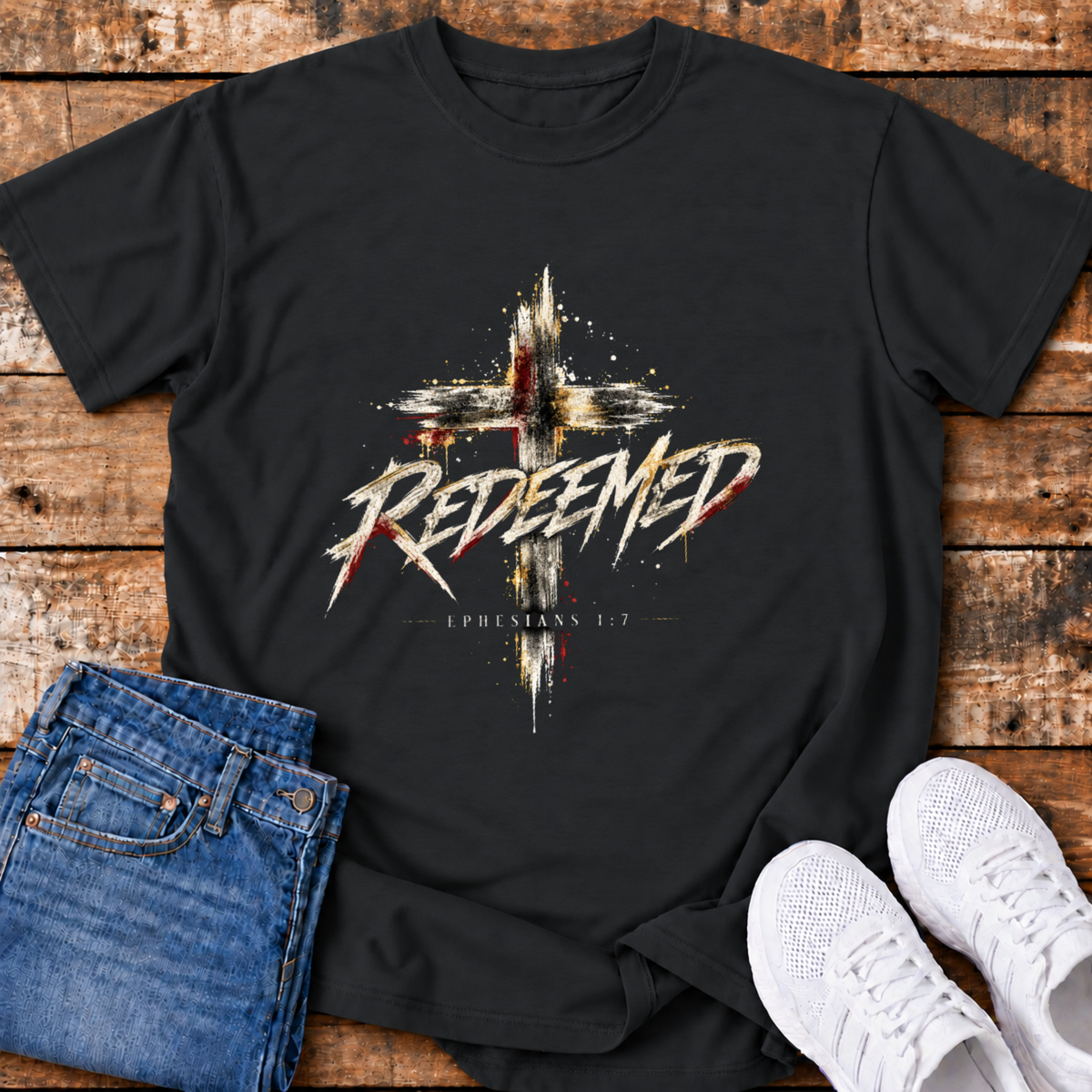 Redeemed T-Shirt - (Ephesians 1:7)