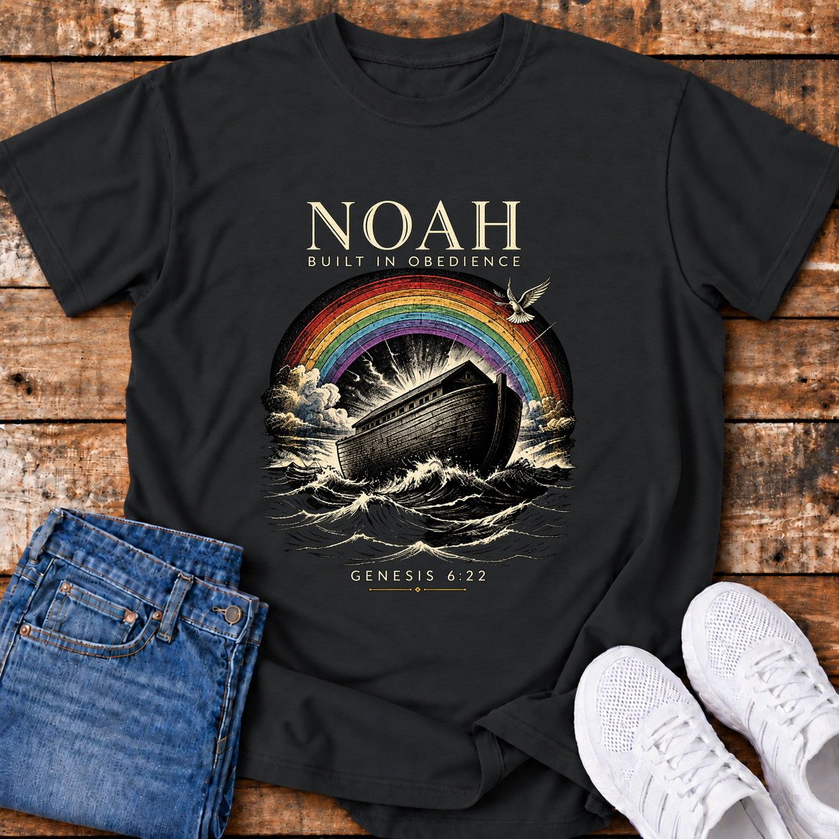 Noah T-Shirt - (Genesis 6:22)