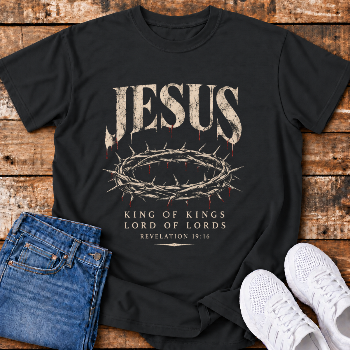 The Jesus Tee T-Shirt - (Revelation 19:16)