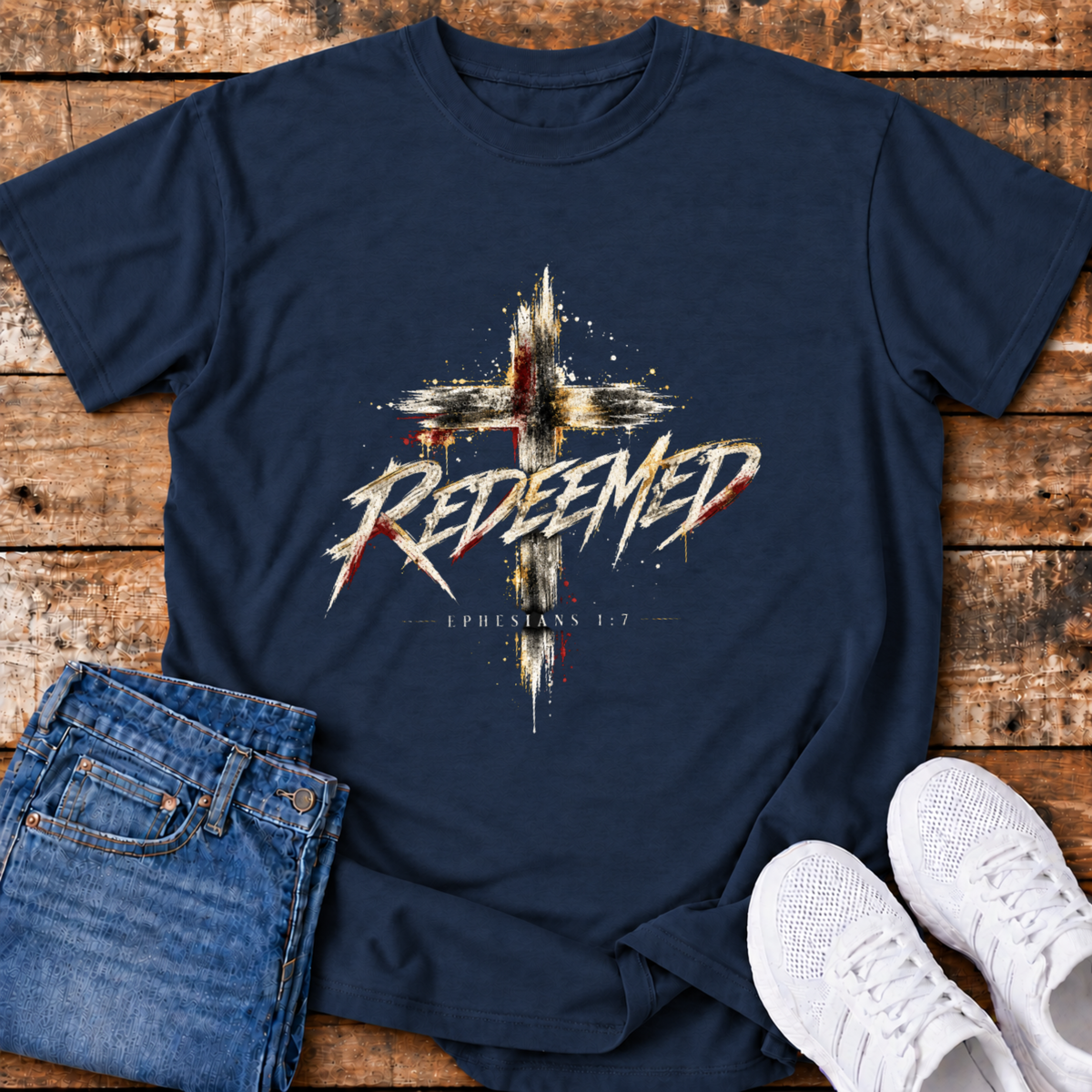 Redeemed T-Shirt - (Ephesians 1:7)