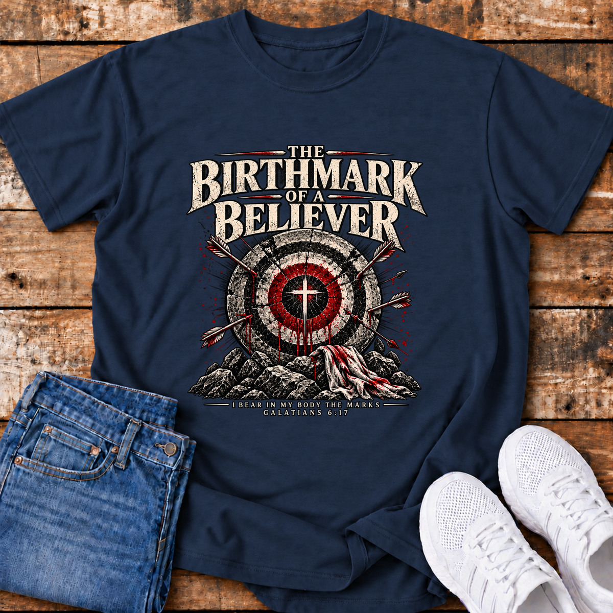 Birthmark of a Believer T-Shirt - (Galatians 6:17)