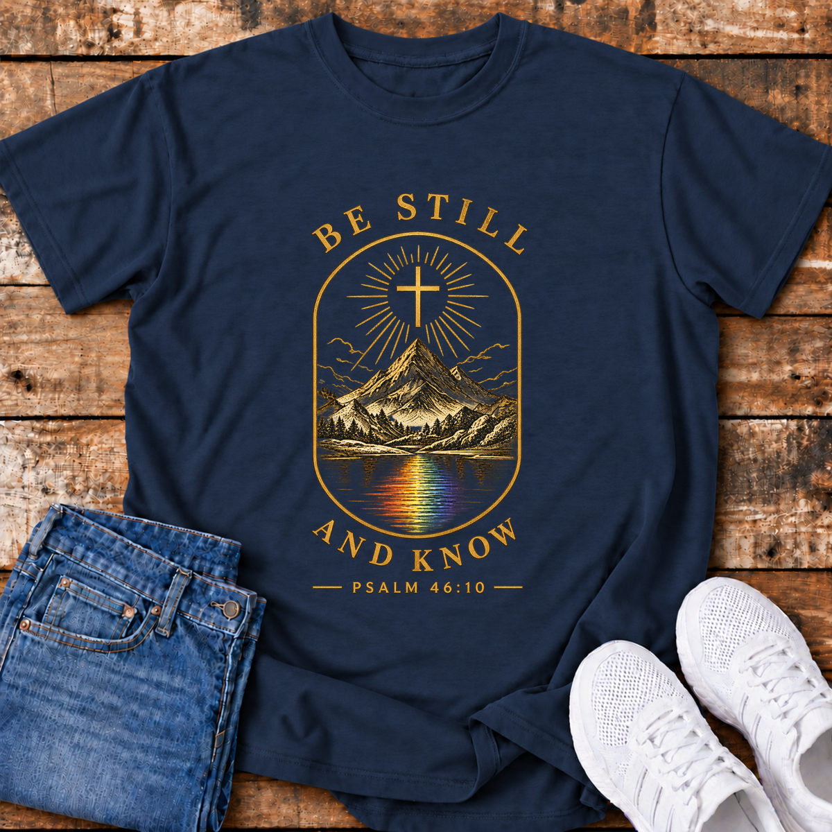Be Still and Know T-Shirt - Psalm 46:10