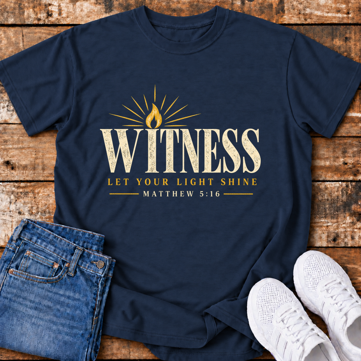 Witness T-Shirt - (Matthew 5:16)