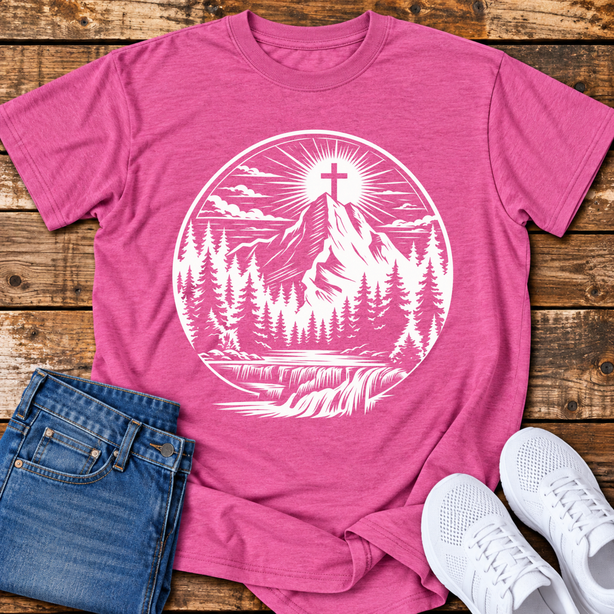 Cross on the Mountains T-Shirt
