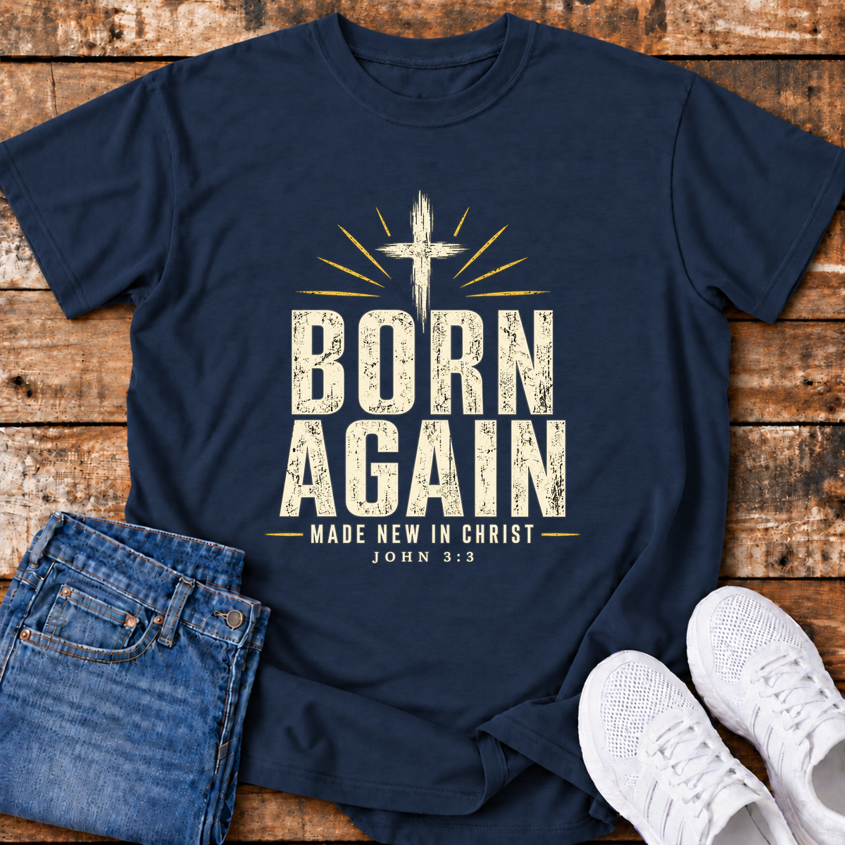 Born Again T-Shirt - (John 3:3)