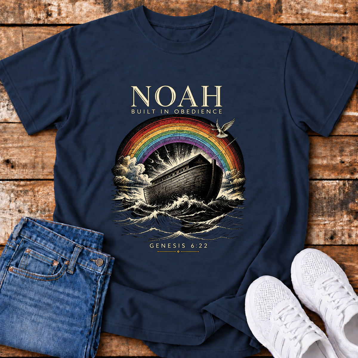 Noah T-Shirt - (Genesis 6:22)