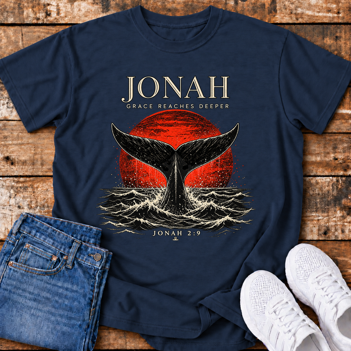 Jonah T-Shirt - (Jonah 2:9)