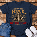 Mess with the Flock, Get the Staff T-Shirt - (John 10:28)