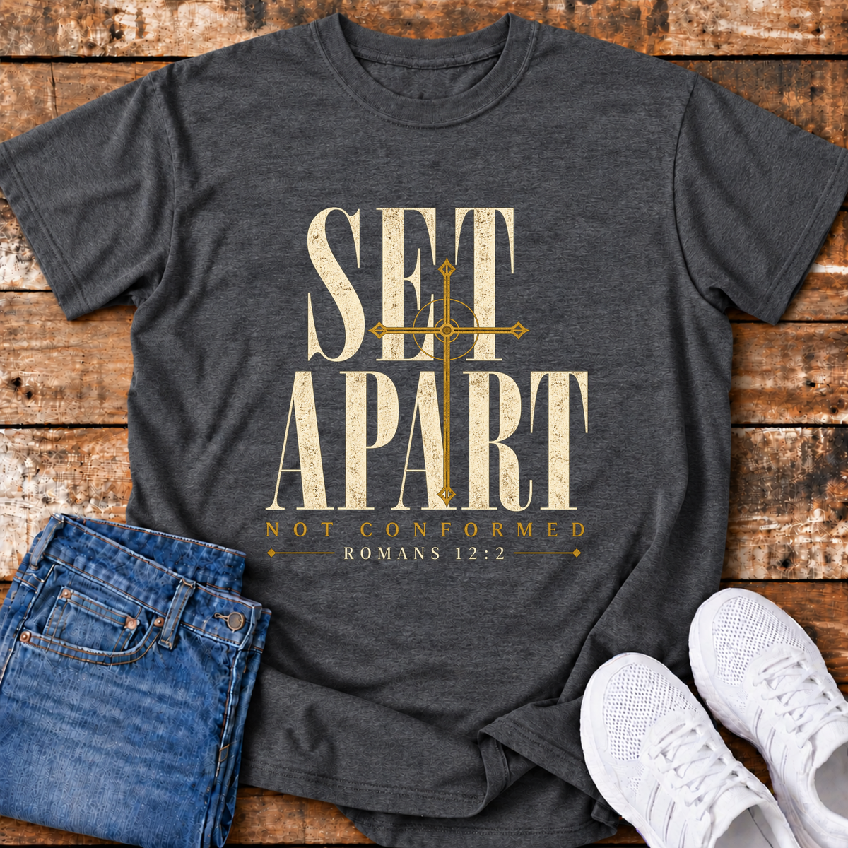 Set Apart, not Conformed T-Shirt - (Romans 12:2)