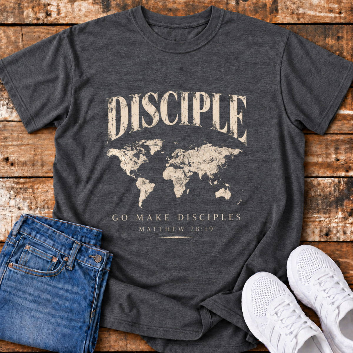 Disciple T-Shirt - (Matthew 28:19)
