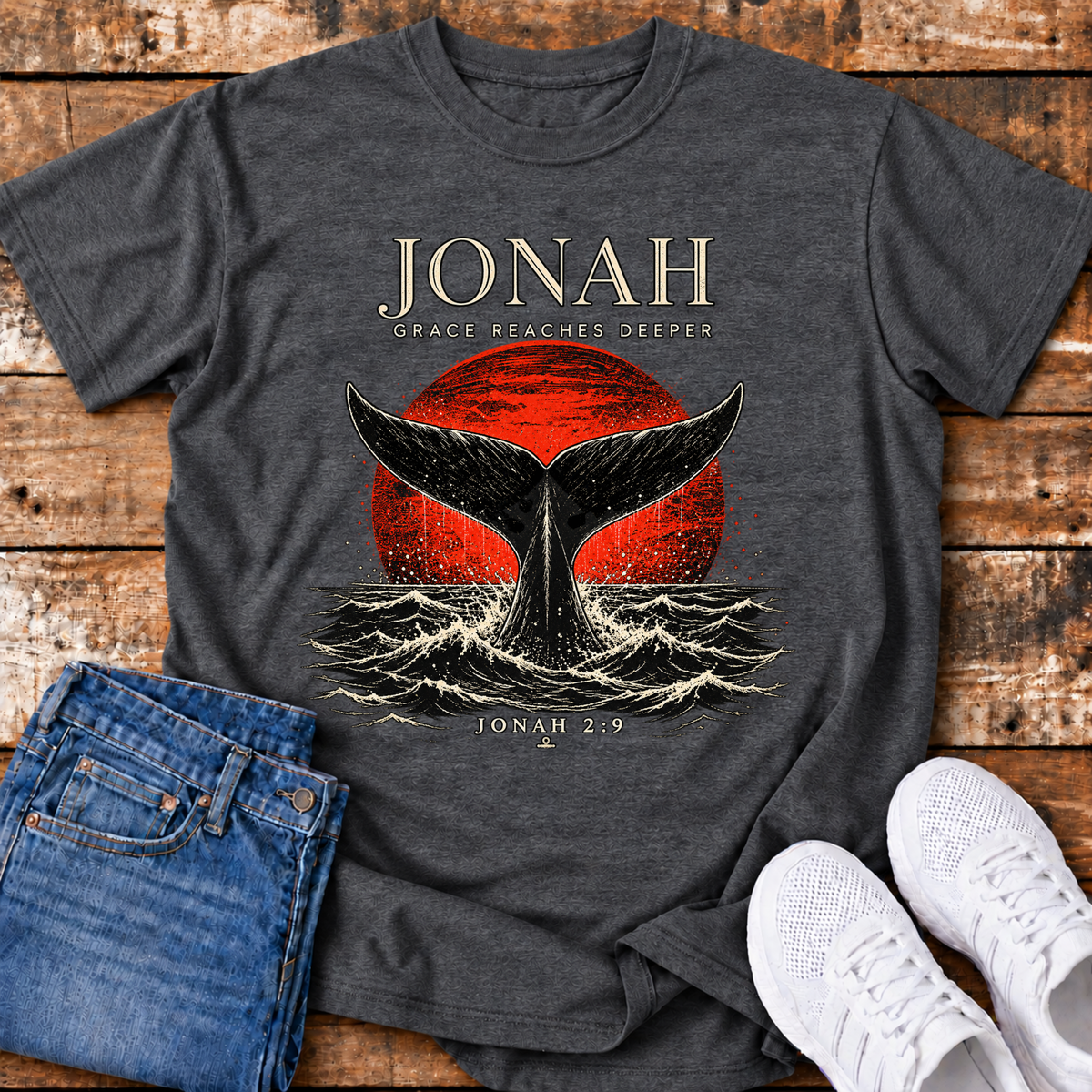 Jonah T-Shirt - (Jonah 2:9)