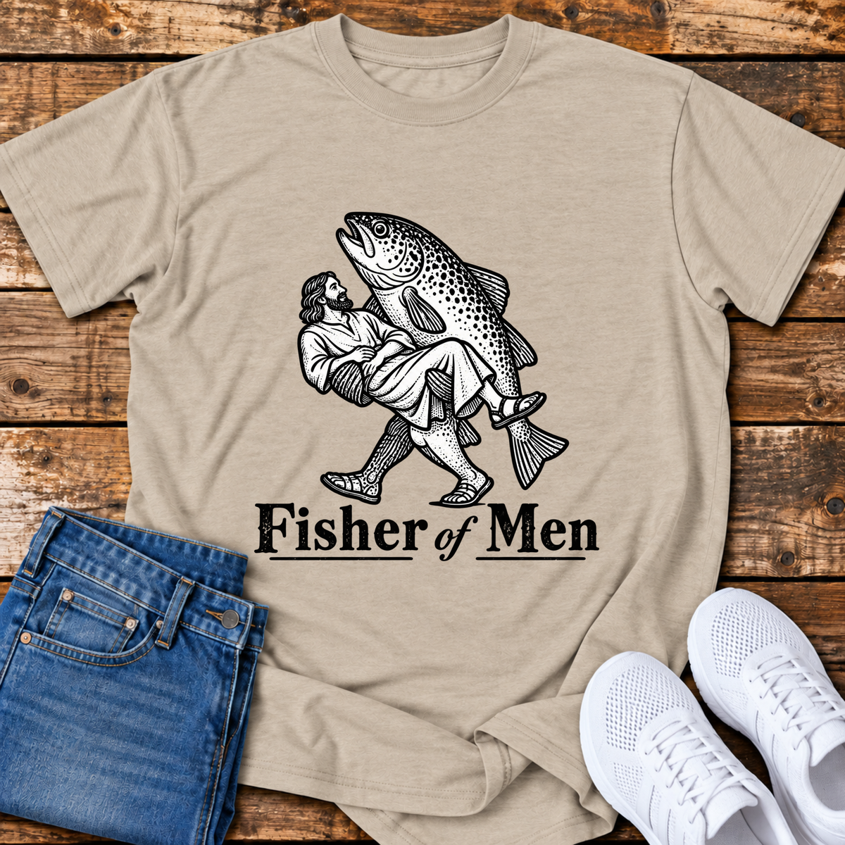 Fisher of Men Funny T-Shirt