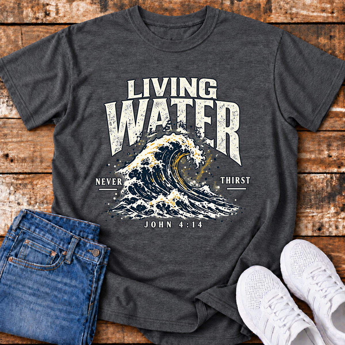 Living Water T-Shirt - (John 4:14)
