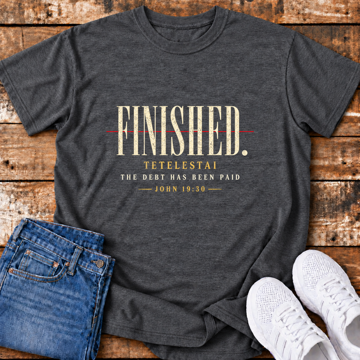 Tetelestai T-Shirt - (John 19:30)