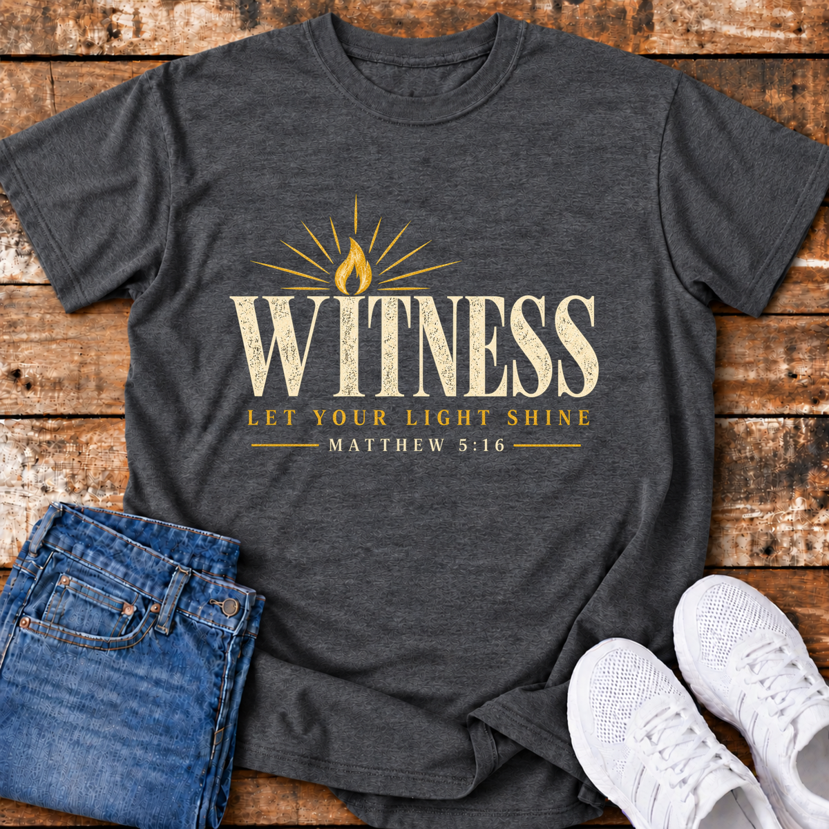 Witness T-Shirt - (Matthew 5:16)