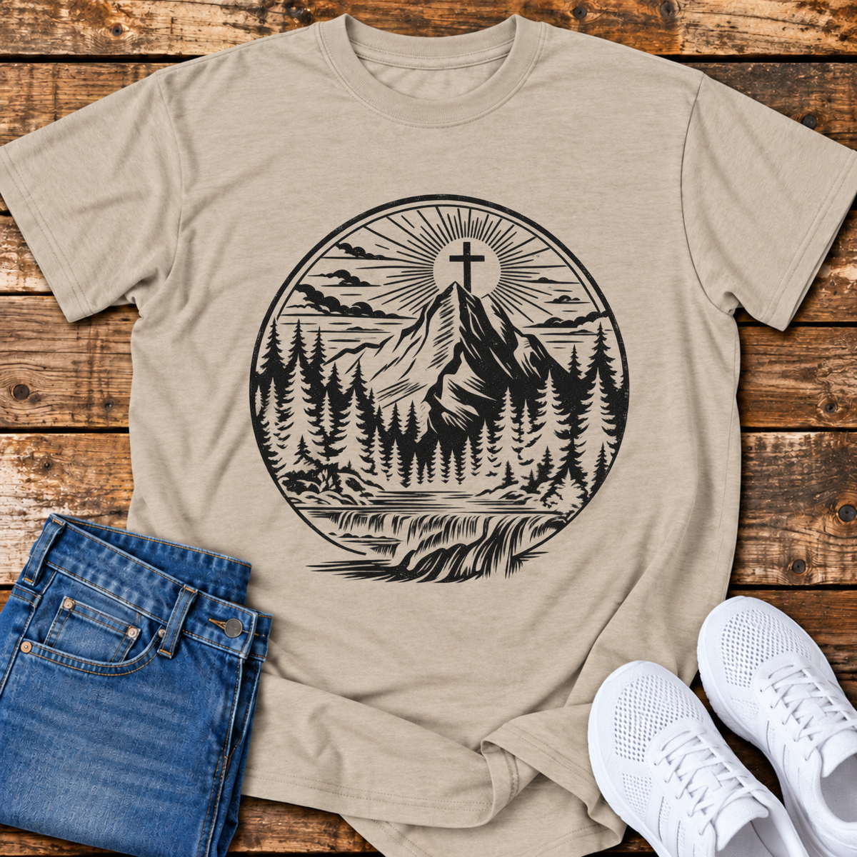 Cross on the Mountains T-Shirt