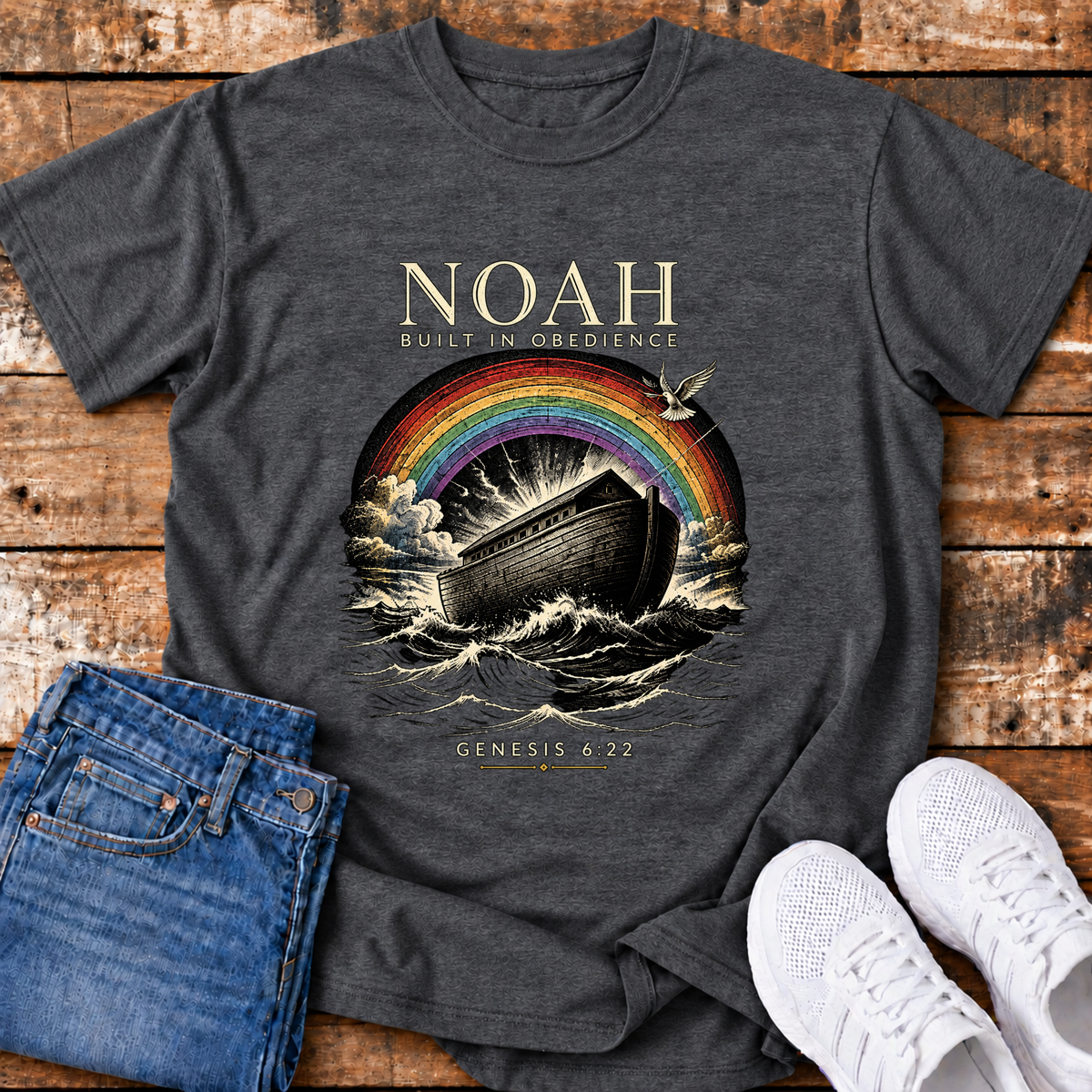 Noah T-Shirt - (Genesis 6:22)