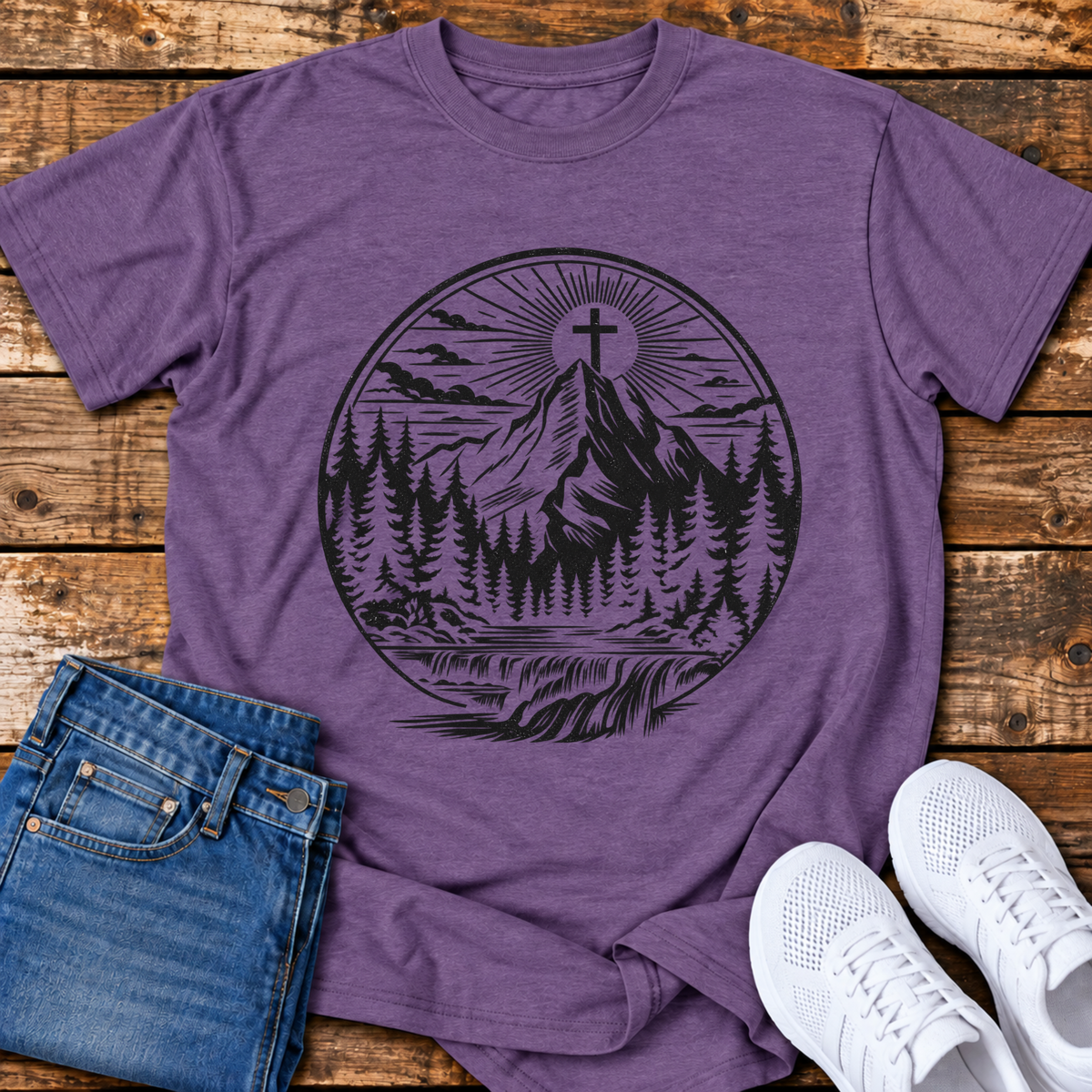 Cross on the Mountains T-Shirt