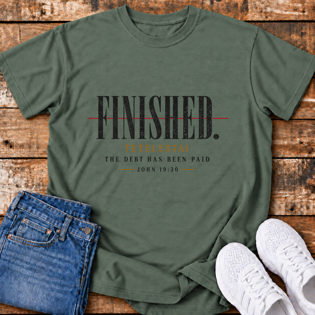 Tetelestai T-Shirt - (John 19:30)