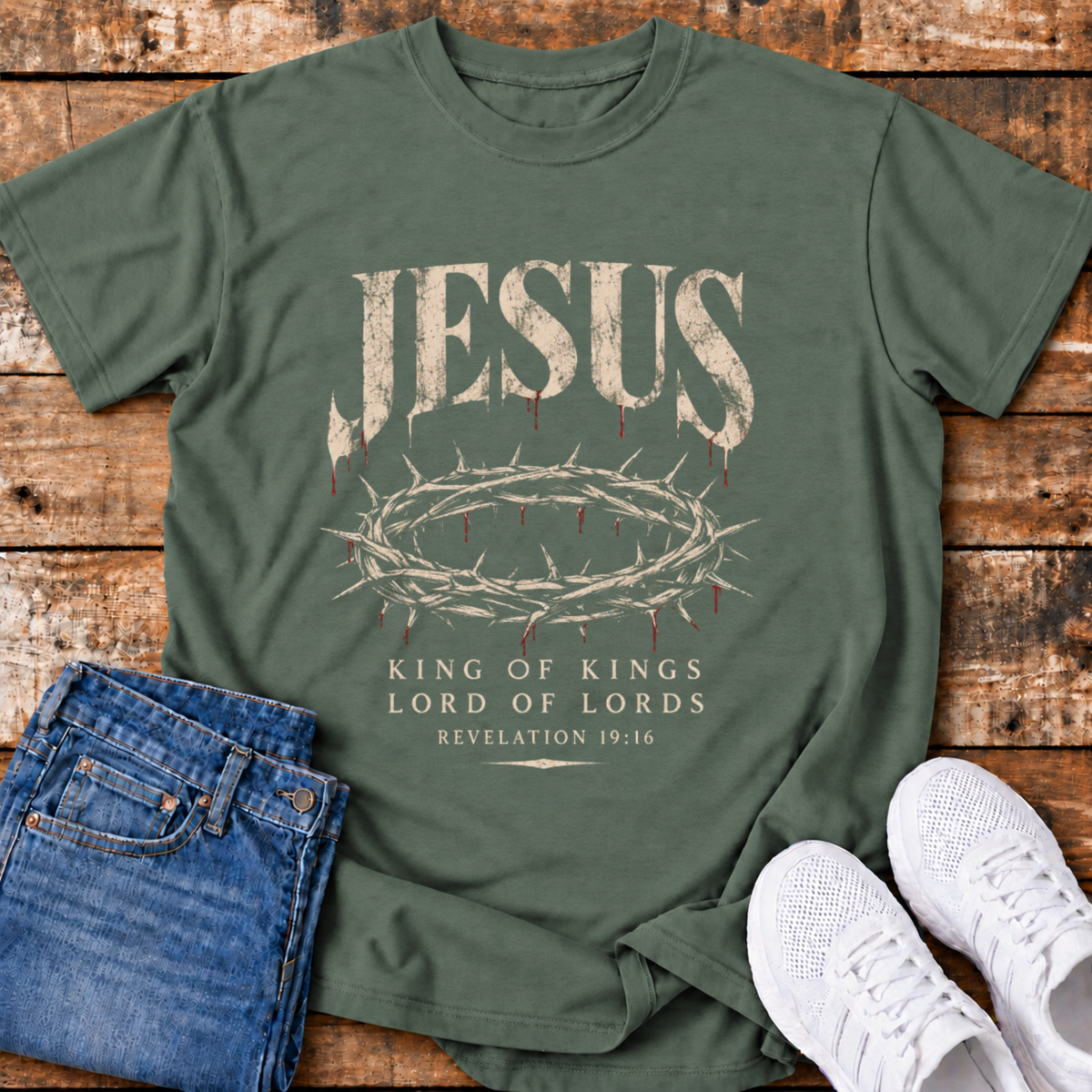 The Jesus Tee T-Shirt - (Revelation 19:16)