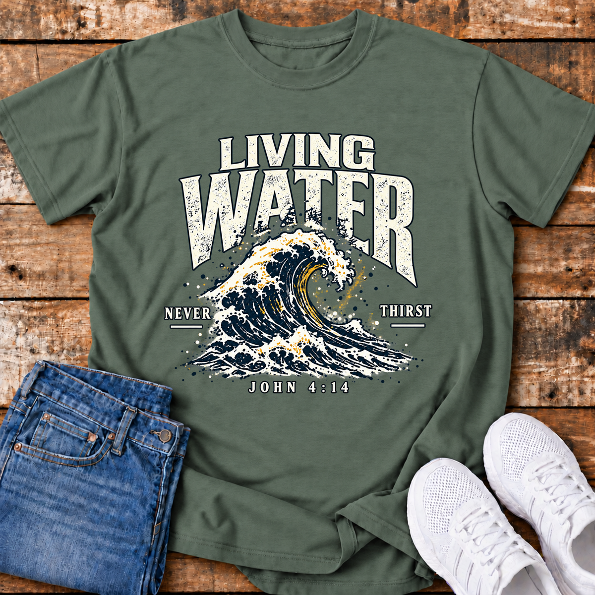 Living Water T-Shirt - (John 4:14)