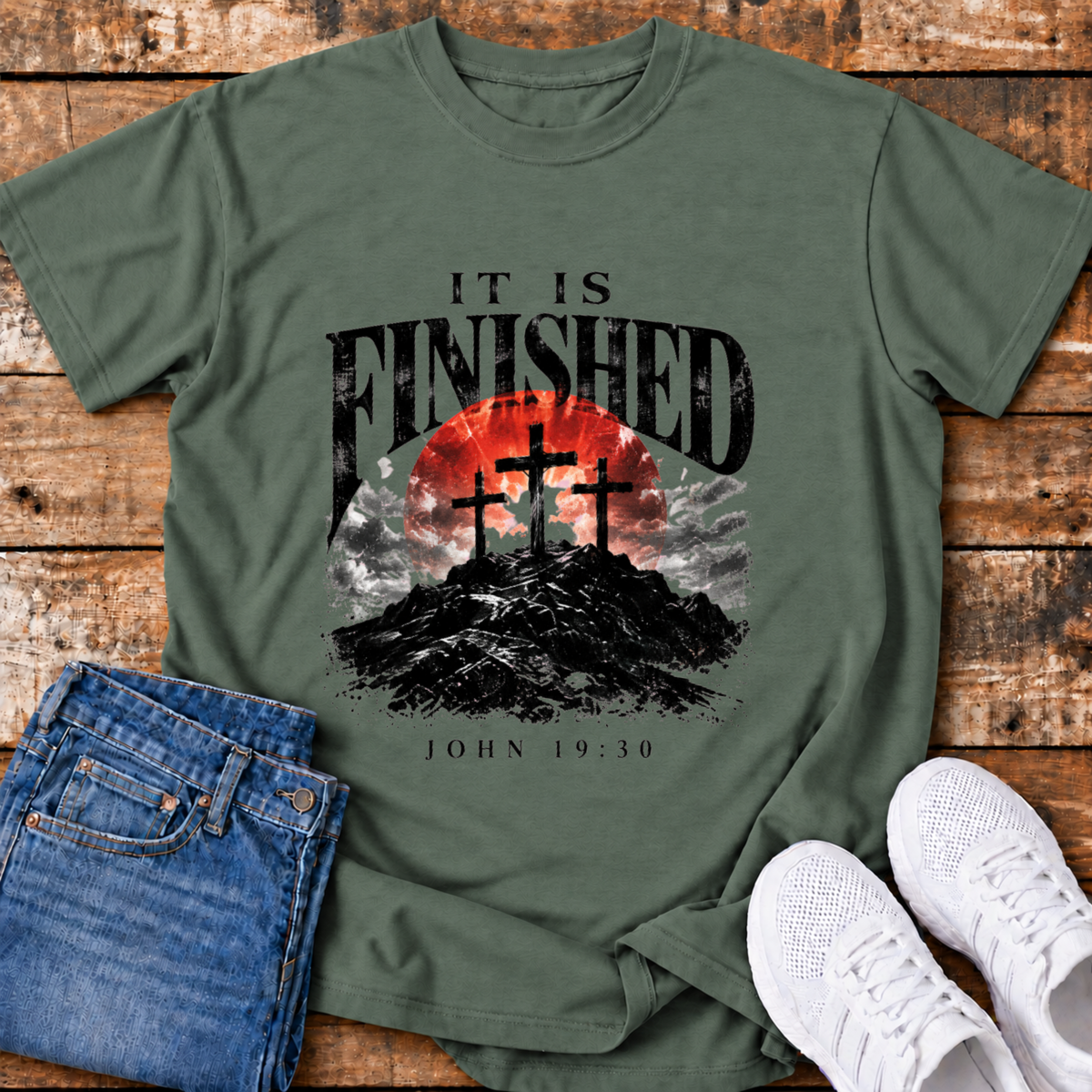 It is Finished T-Shirt - (John 19:30)