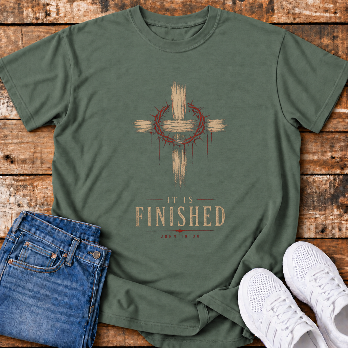 It is Finished T-Shirt - (John 19:30)