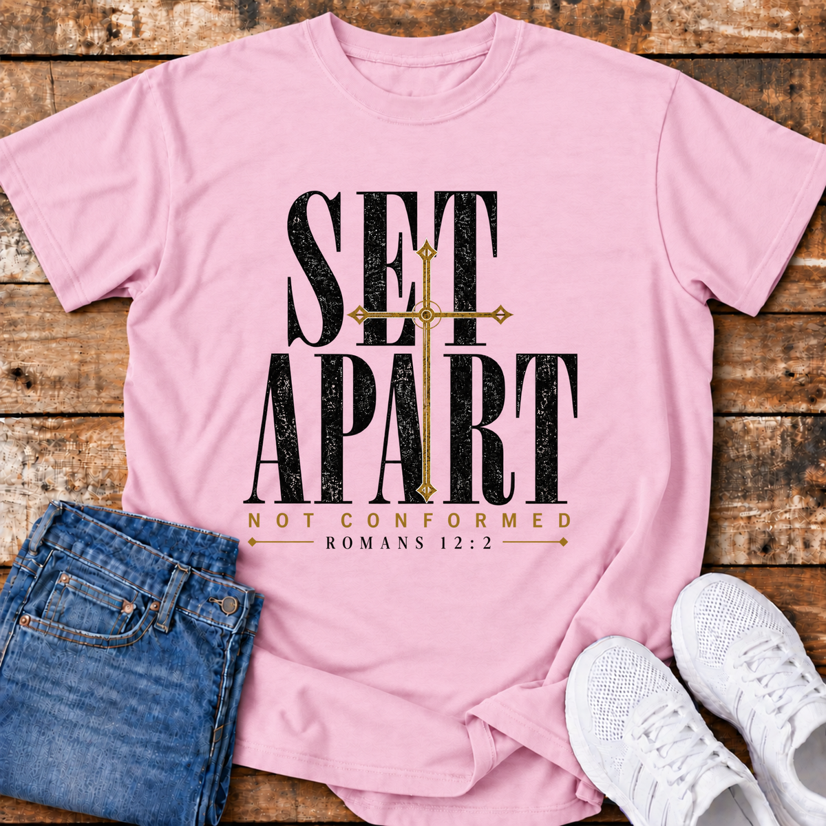 Set Apart, not Conformed T-Shirt - (Romans 12:2)