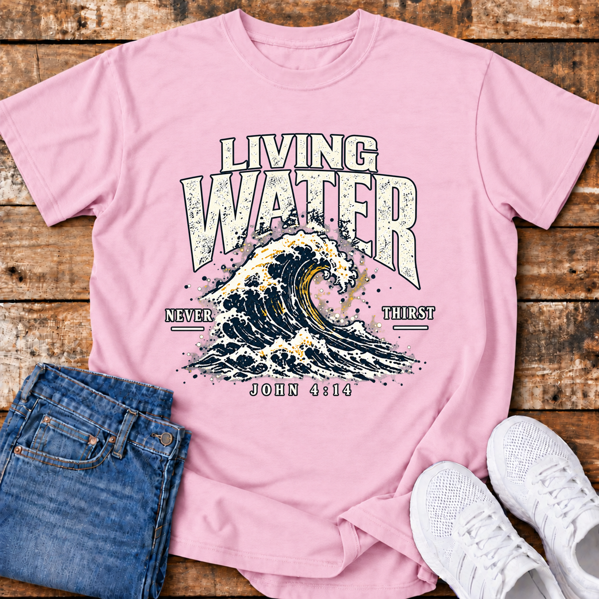 Living Water T-Shirt - (John 4:14)