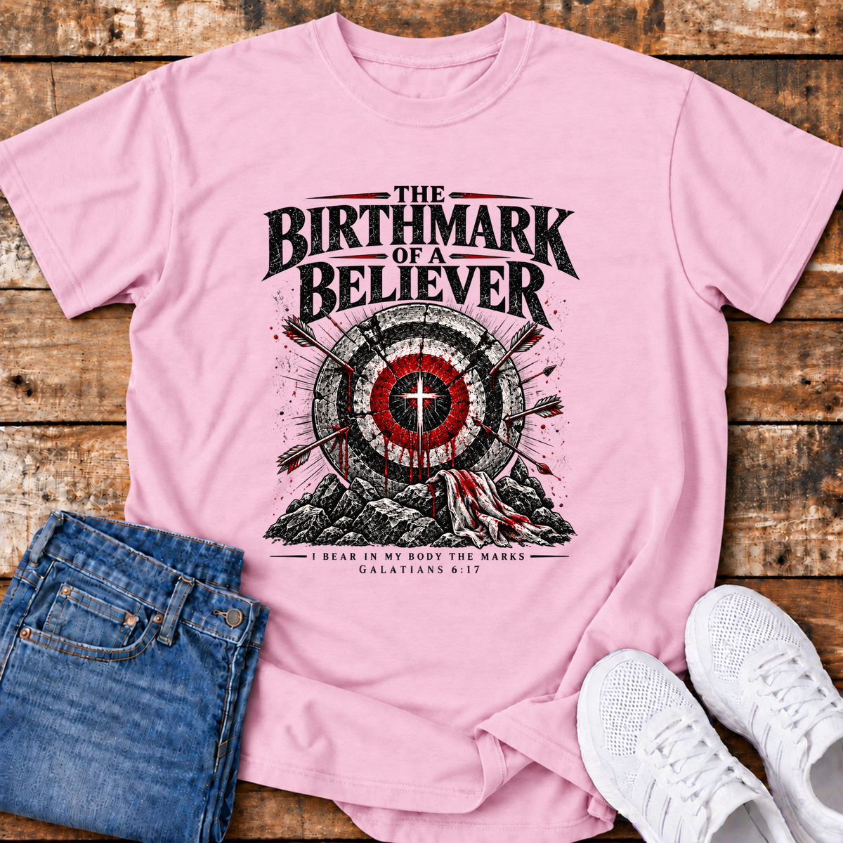 Birthmark of a Believer T-Shirt - (Galatians 6:17)