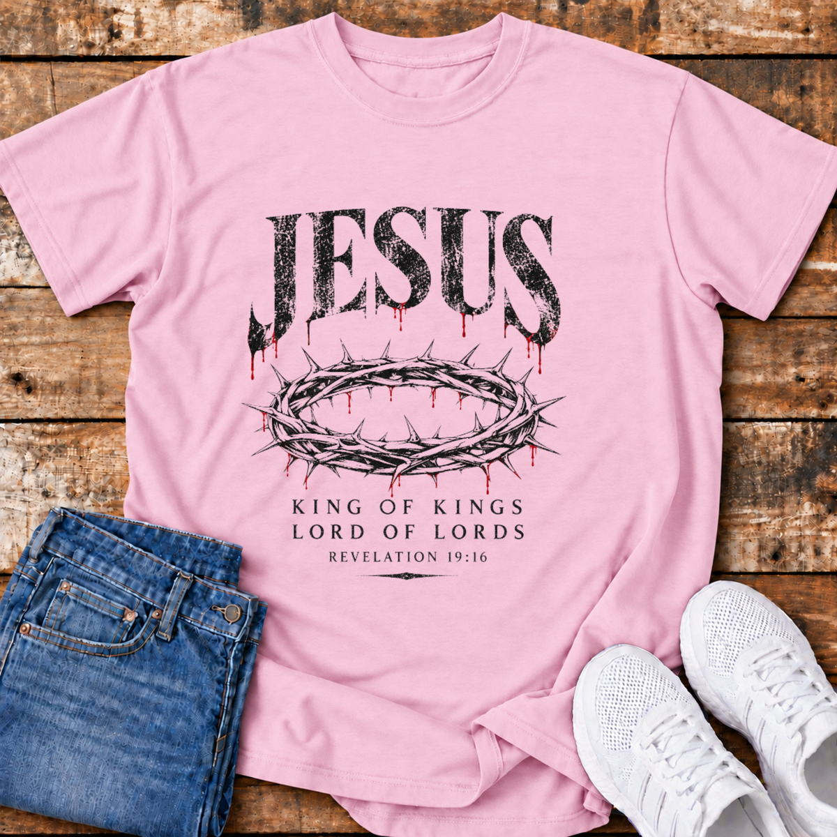 The Jesus Tee T-Shirt - (Revelation 19:16)