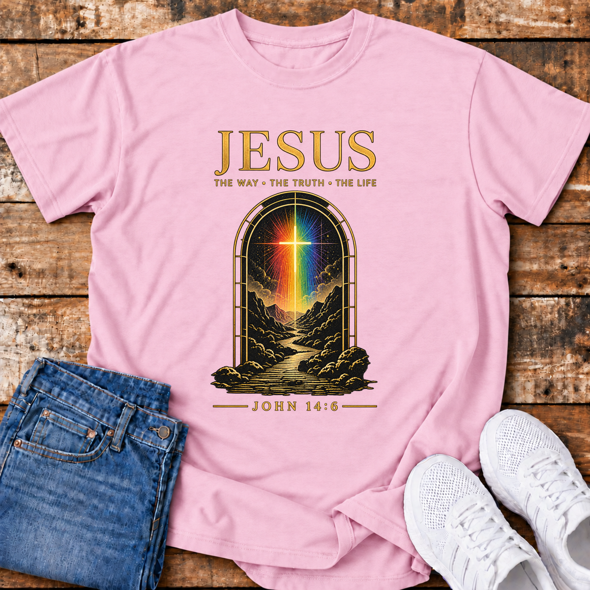 Jesus - The Way, the Truth, the Life T-shirt (John 14:6)