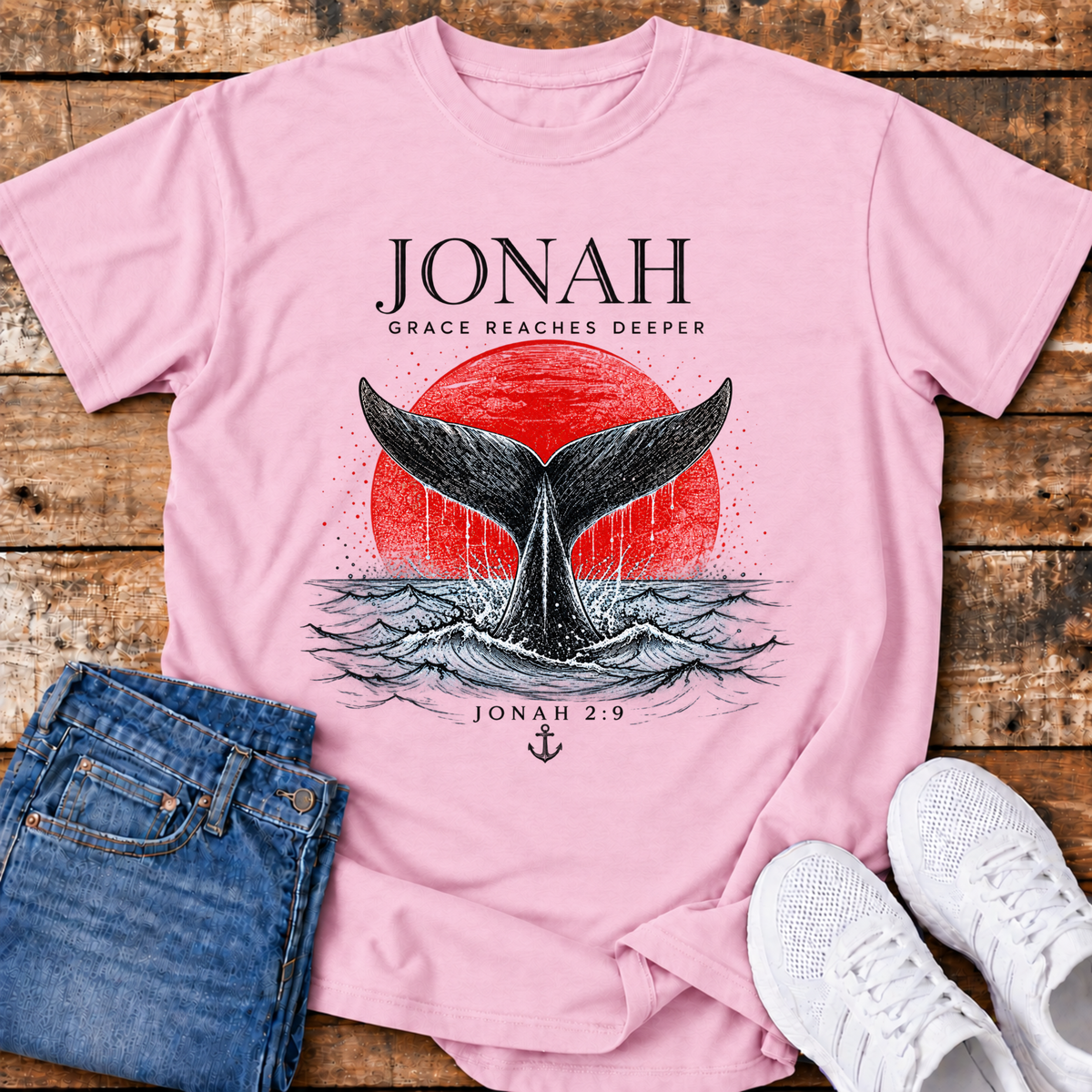 Jonah T-Shirt - (Jonah 2:9)