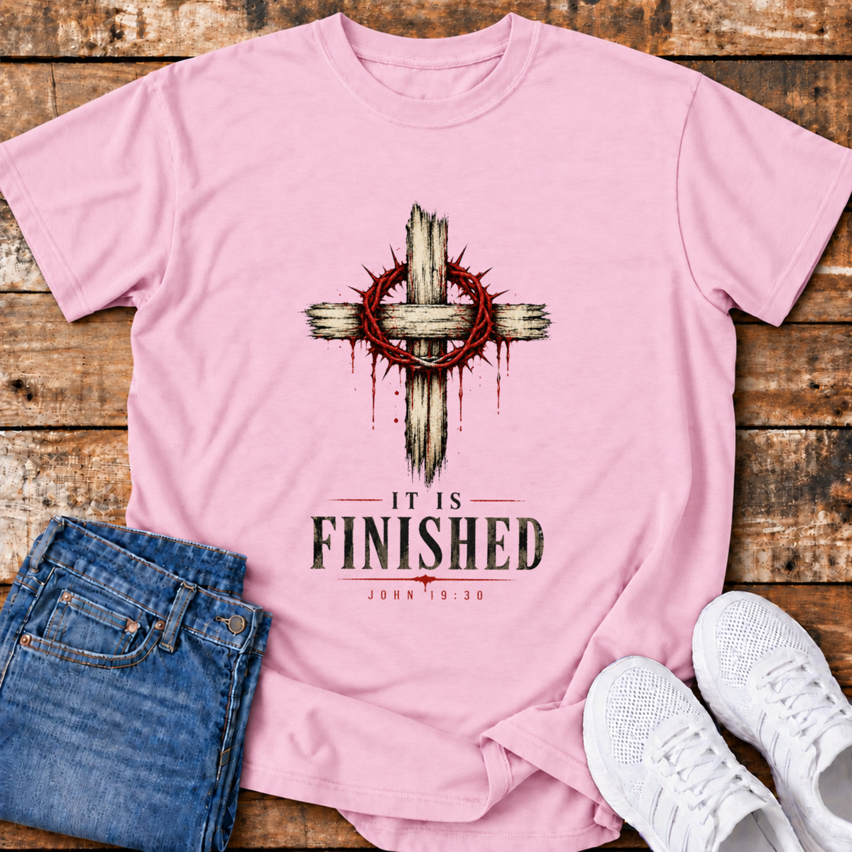 It is Finished T-Shirt - (John 19:30)