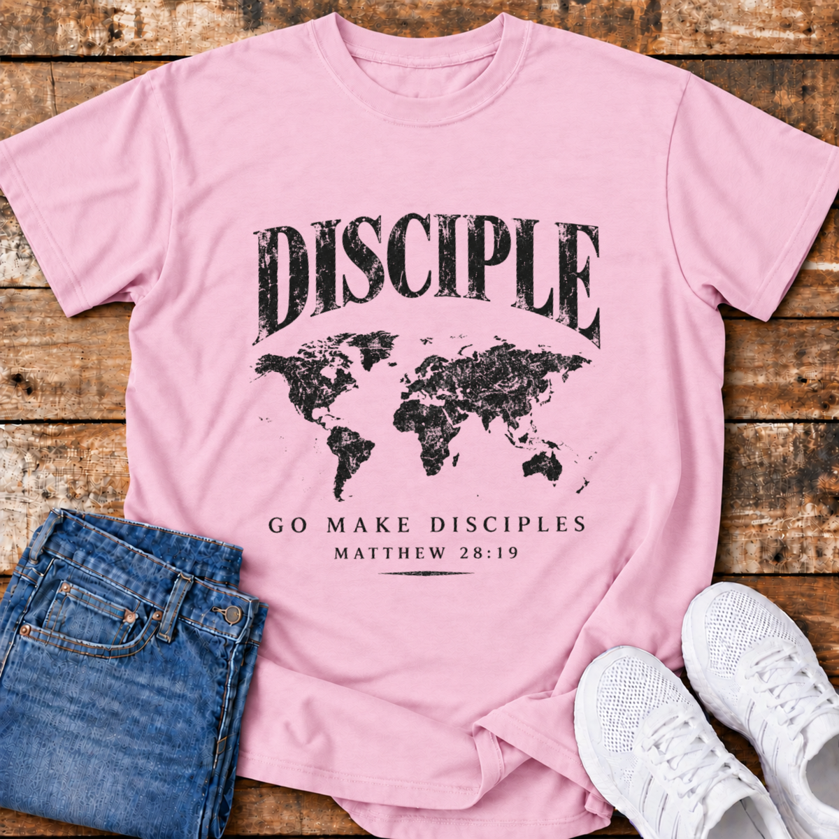Disciple T-Shirt - (Matthew 28:19)