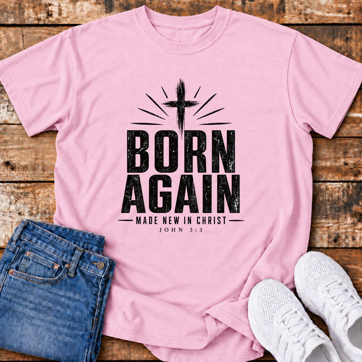 Born Again T-Shirt - (John 3:3)