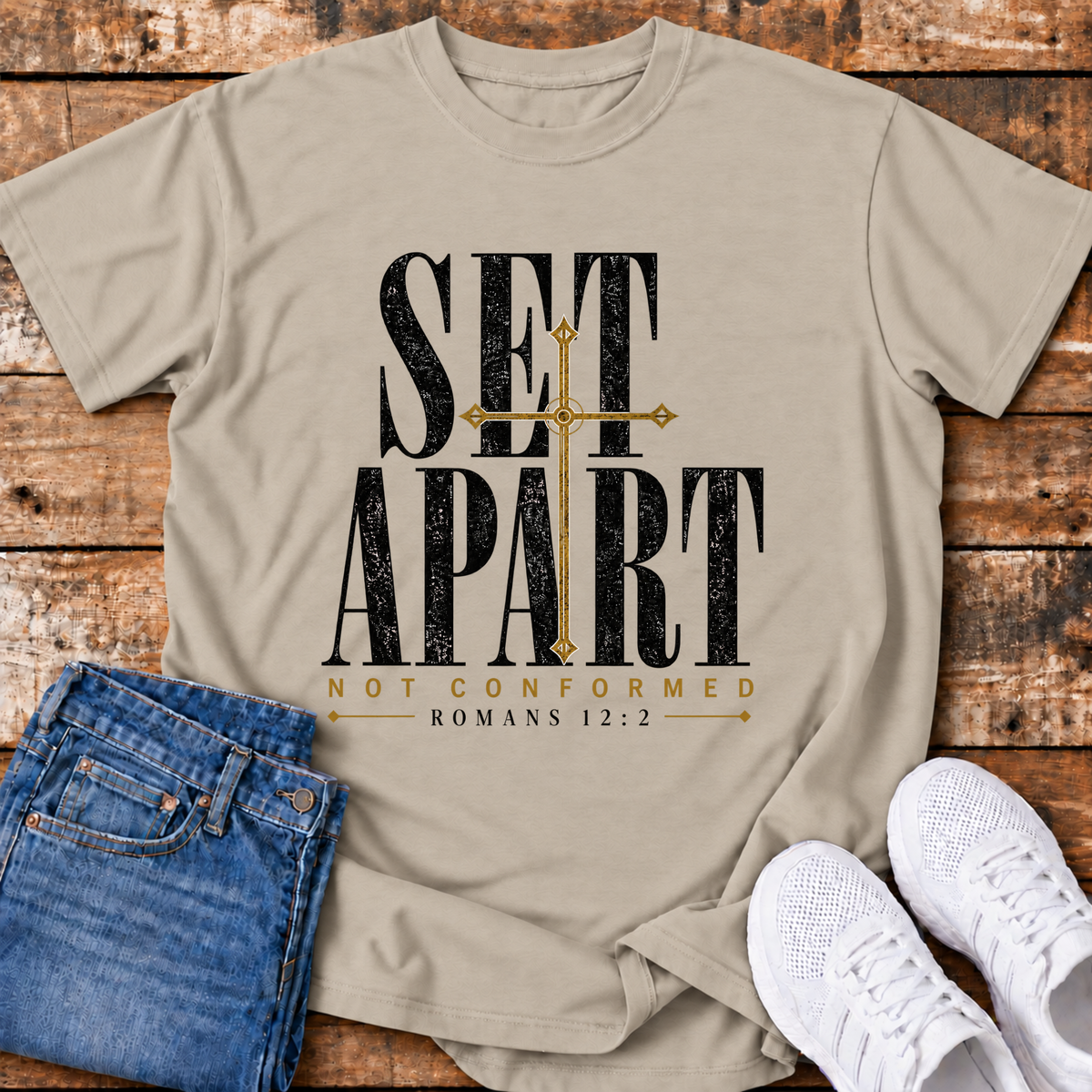Set Apart, not Conformed T-Shirt - (Romans 12:2)