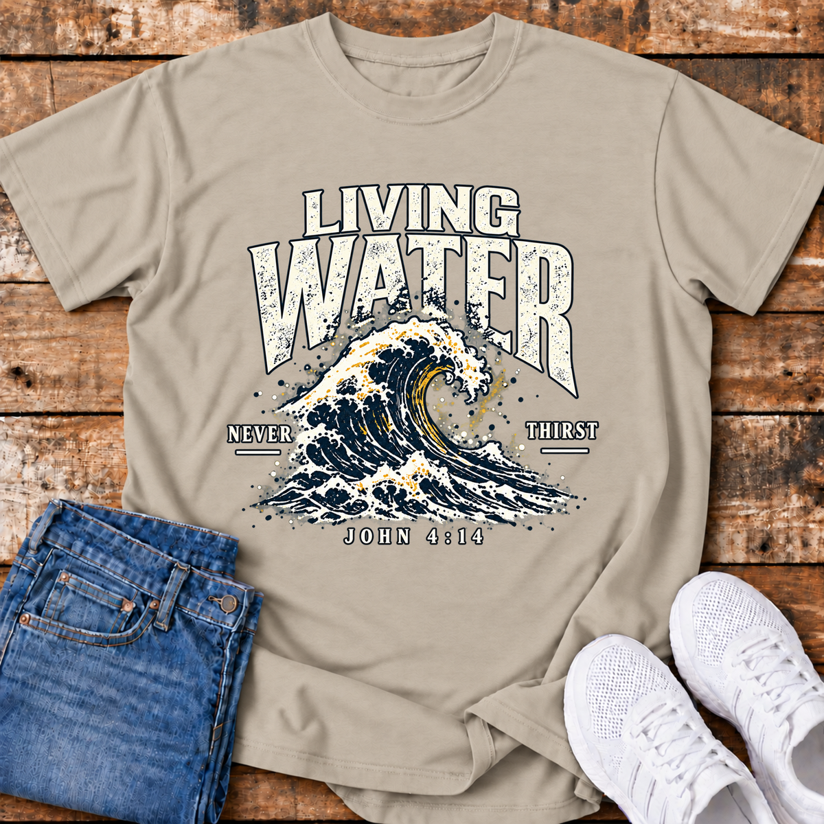 Living Water T-Shirt - (John 4:14)