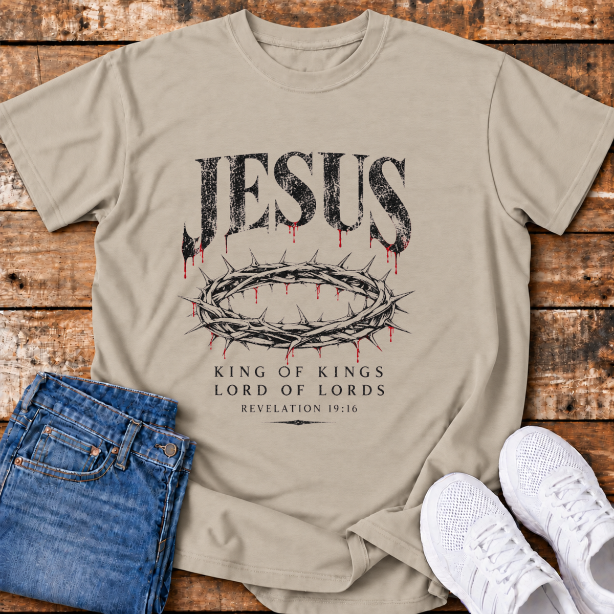 The Jesus Tee T-Shirt - (Revelation 19:16)