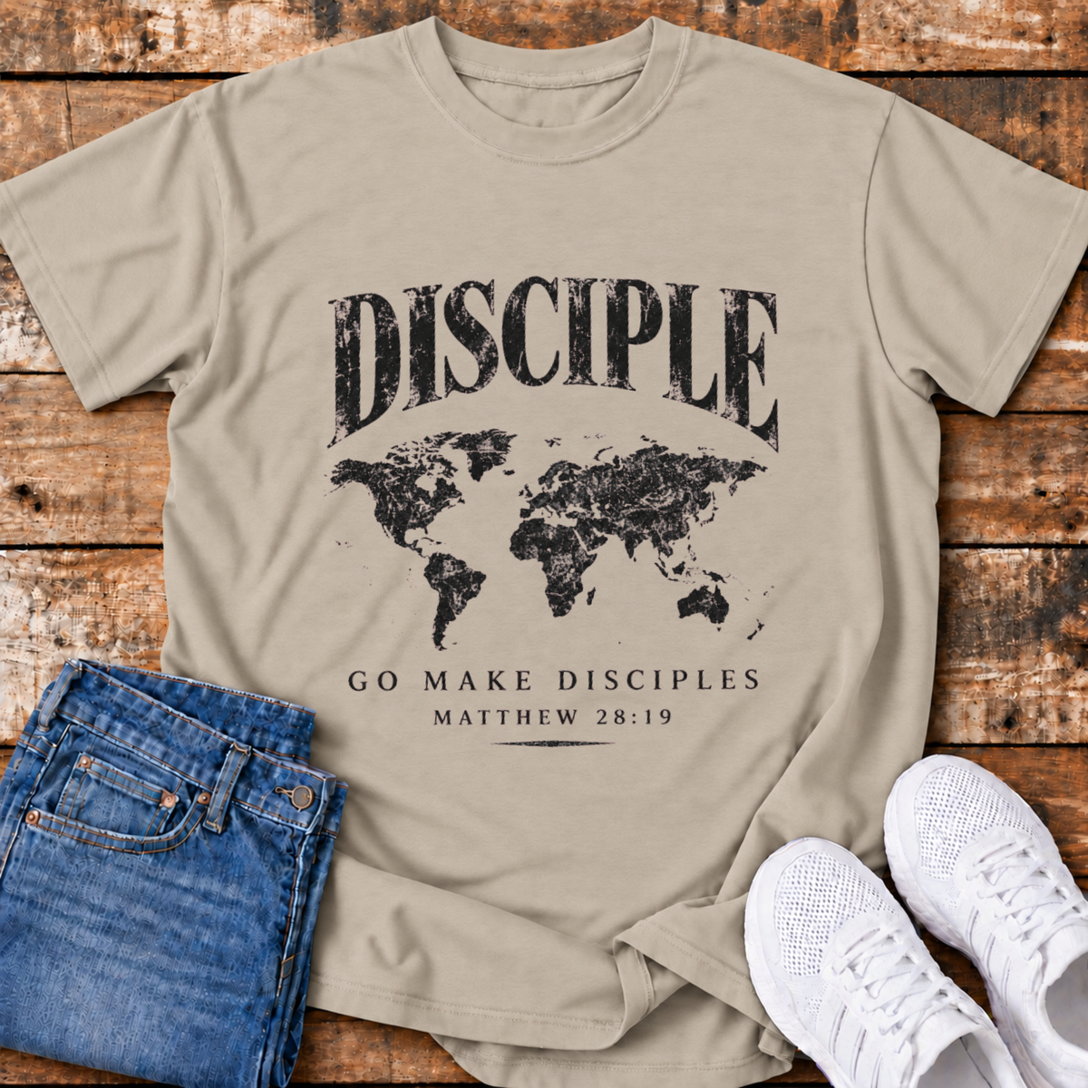 Disciple T-Shirt - (Matthew 28:19)