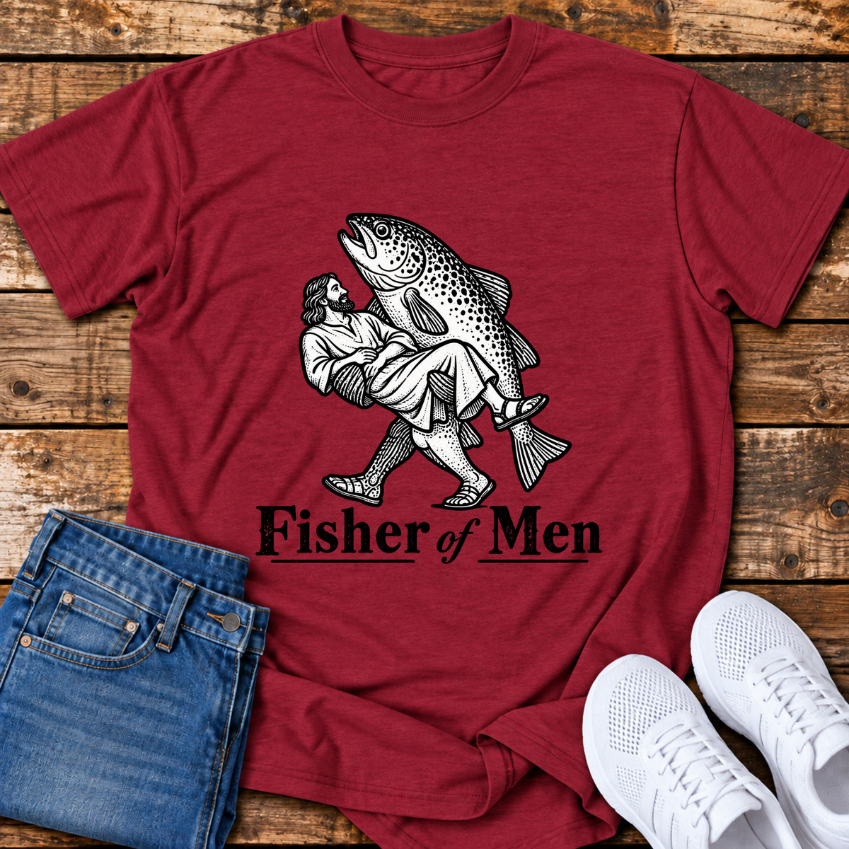 Fisher of Men Funny T-Shirt