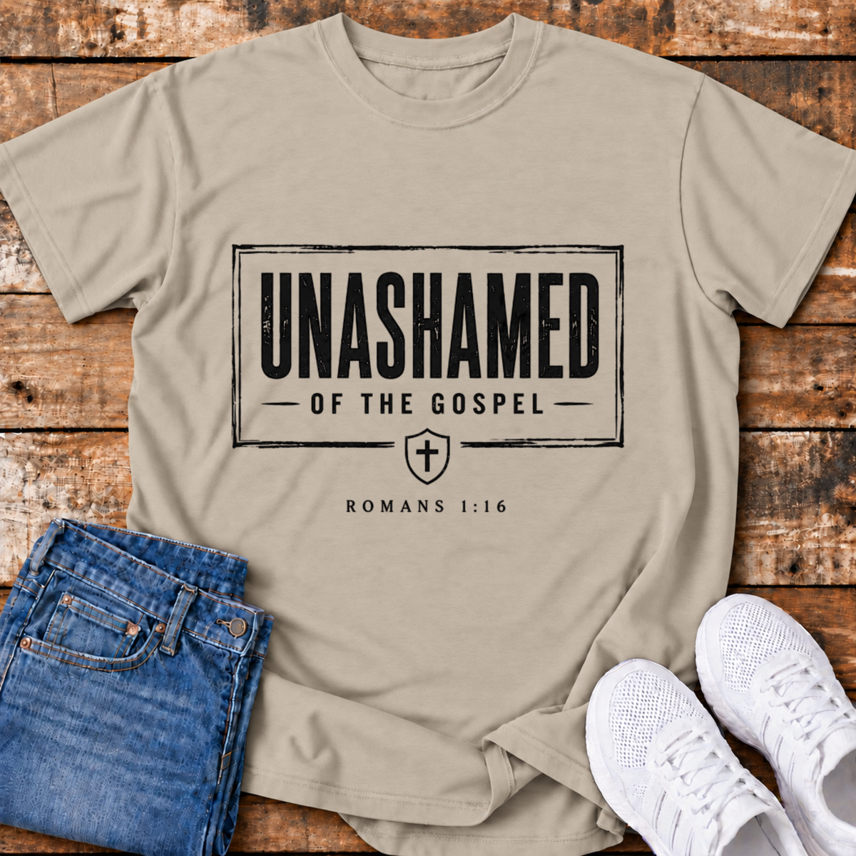 Unashamed T-Shirt - (Romans 1:16)