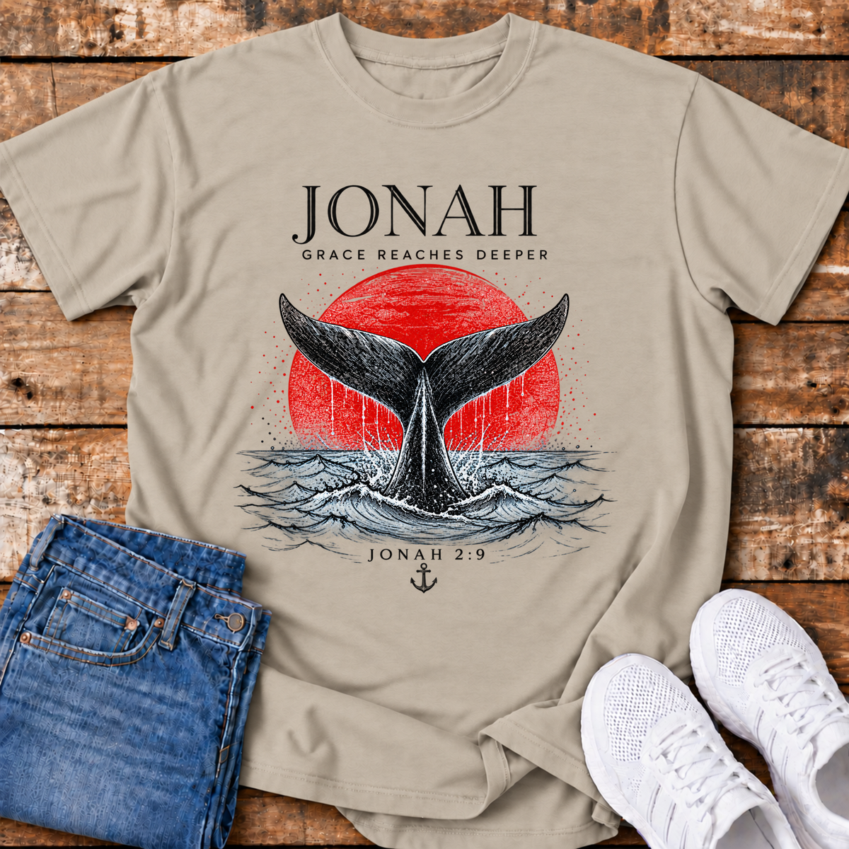 Jonah T-Shirt - (Jonah 2:9)